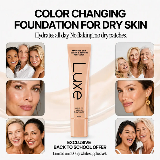 Luxe™ - Color Changing Foundation For Dry Skin Luxe Research US