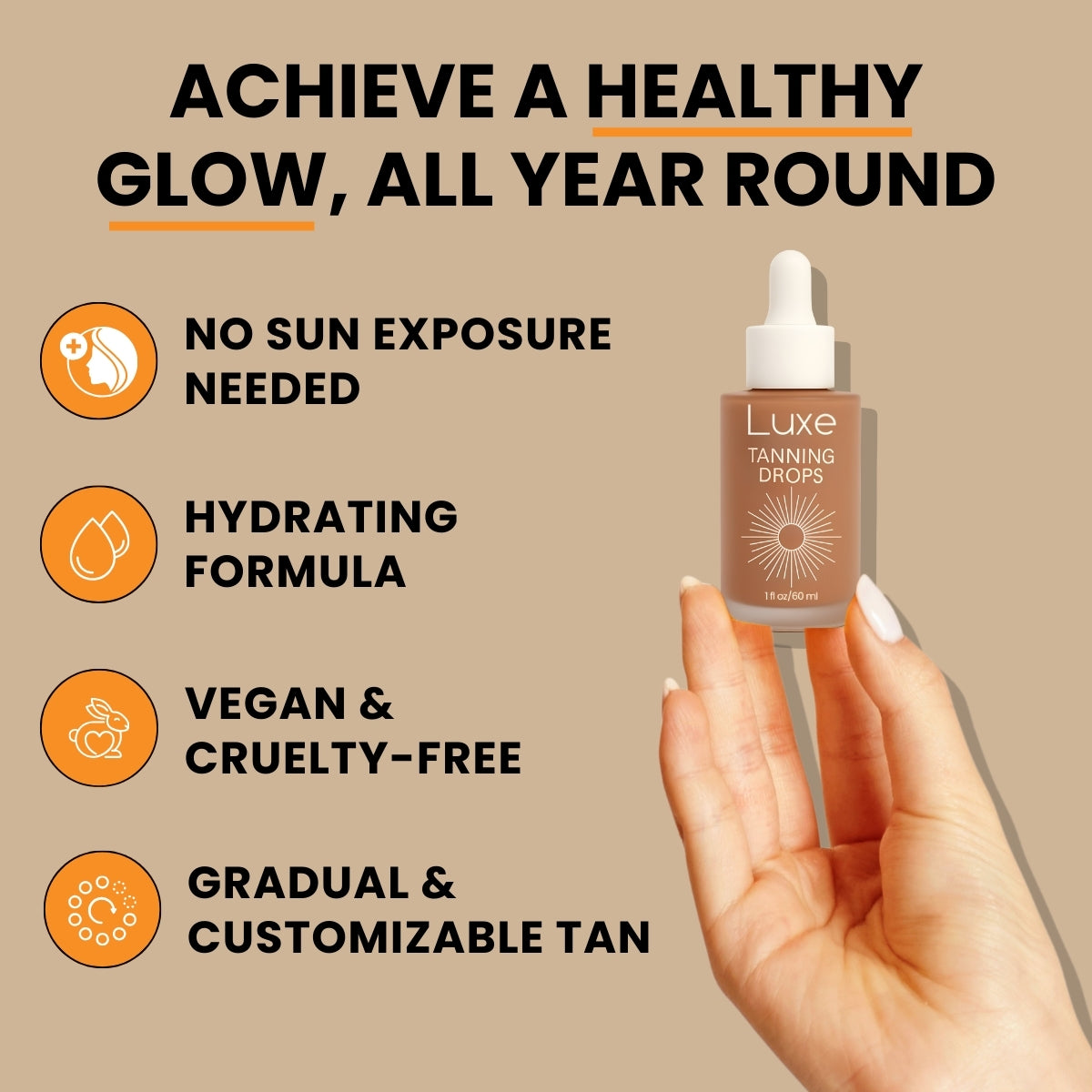 Luxe™ Tanning Drops -  Skin Glow Treatment